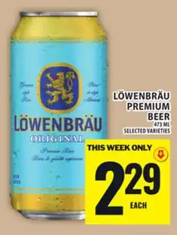 Food Basics LÖWENBRÄU PREMIUM BEER offer