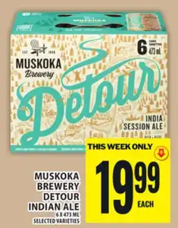Food Basics MUSKOKA BREWERY DETOUR INDIAN ALE offer