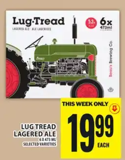 Food Basics LUG TREAD LAGERED ALE offer