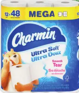 Food Basics CHARMIN BATHROOM TISSUE OR BOUNTY PAPER TOWELS offer