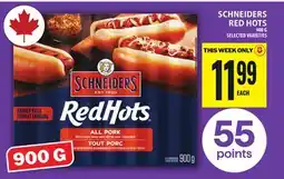Food Basics SCHNEIDERS RED HOTS offer