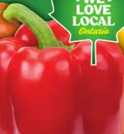Food Basics SWEET RED, ORANGE OR YELLOW PEPPERS offer