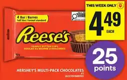 Food Basics HERSHEY'S MULTI-PACK CHOCOLATES offer