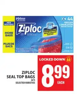 Food Basics ZIPLOC SEAL TOP BAGS offer