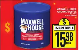 Food Basics MAXWELL HOUSE GROUND COFFEE offer
