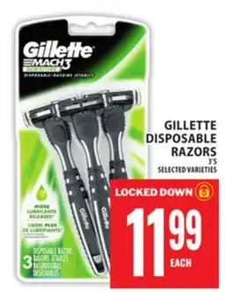 Food Basics GILLETTE DISPOSABLE RAZORS offer