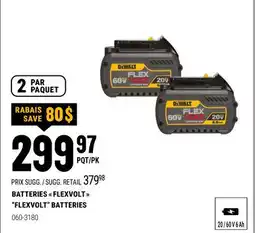 BMR BATTERIES  FLEXVOLT  offer