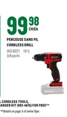BMR PERCEUSE SANS FIL offer