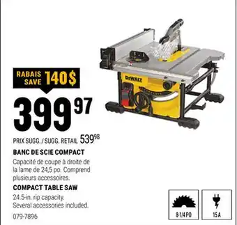 BMR BANC DE SCIE COMPACT offer
