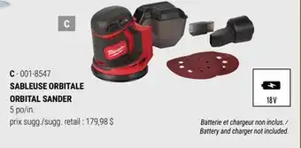 BMR SABLEUSE ORBITALE offer
