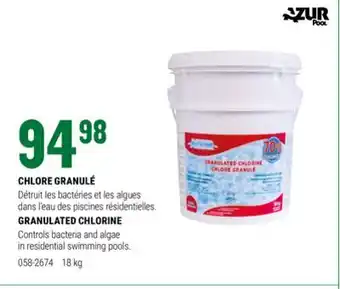 BMR CHLORE GRANULÉ offer