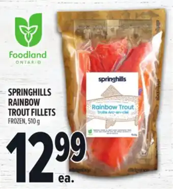 Metro SPRINGHILLS RAINBOW TROUT FILLETS offer