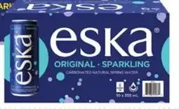 Metro ESKA SPARKLING SPRING WATER offer