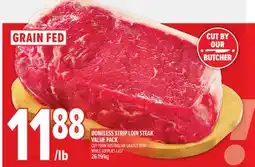 Metro BONELESS STRIP LOIN STEAK VALUE PACK offer