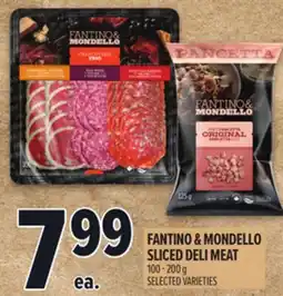 Metro FANTINO & MONDELLO SLICED DELI MEAT offer
