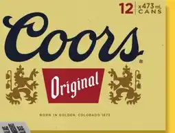 Metro COORS ORIGINAL offer