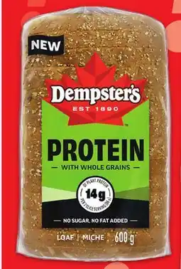 Metro DEMPSTER'S PROTEIN WITH WHOLE GRAINS BREADS offer