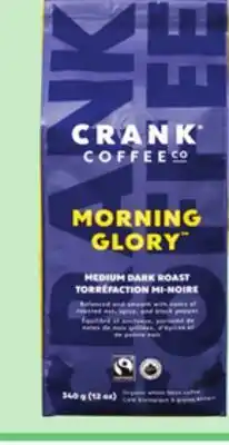 Metro CRANK COFFEE offer