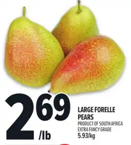 Metro LARGE FORELLE PEARS offer