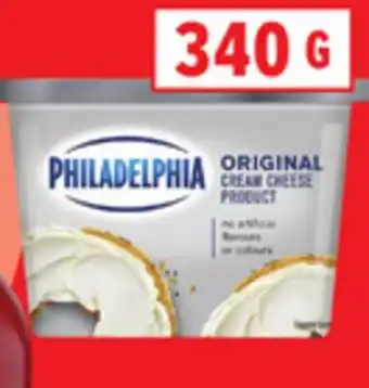 Metro PHILADELPHIA CREAM CHEESE offer