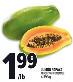 Metro JUMBO PAPAYA offer