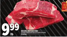 Metro RED GRILL BEEF BACK RIBS offer