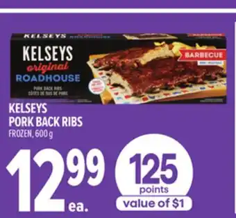 Metro KELSEYS PORK BACK RIBS offer