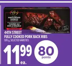 Metro 44TH STREET FULLY COOKED PORK BACK RIBS offer