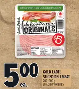 Metro GOLD LABEL SLICED DELI MEAT offer