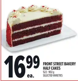 Metro FRONT STREET BAKERY HALF CAKES offer