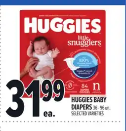 Metro HUGGIES BABY DIAPERS offer