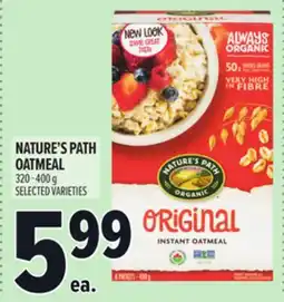 Metro NATURE'S PATH OATMEAL offer