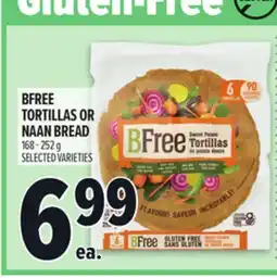 Metro BFREE TORTILLAS OR NAAN BREAD offer