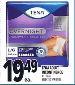 Metro TENA ADULT INCONTINENCE offer