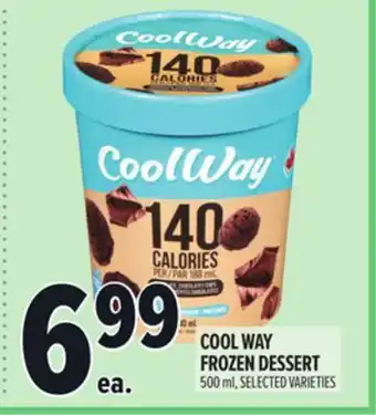Metro COOL WAY FROZEN DESSERT offer