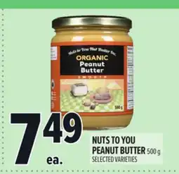 Metro NUTS TO YOU PEANUT BUTTER offer
