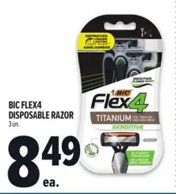 Metro BIC FLEX4 DISPOSABLE RAZOR offer