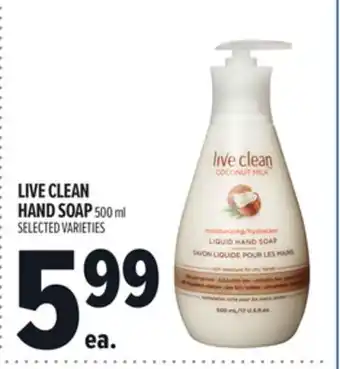 Metro LIVE CLEAN HAND SOAP offer
