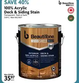 Home Hardware 100% Acrylic Deck & Siding offer