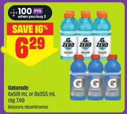 FreshCo Gatorade 6x591 mL or 8x355 mL reg 7.49 offer