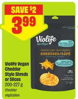 FreshCo Violife Vegan Cheddar Style Shreds or Slices offer