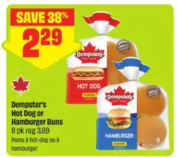 FreshCo Dempster's Hot Dog or Hamburger Buns offer