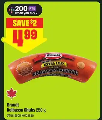 FreshCo Brandt Kolbassa Chubs offer