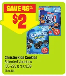 FreshCo Christie Kids Cookies Selected Varieties 150-225 g reg 3.69 offer
