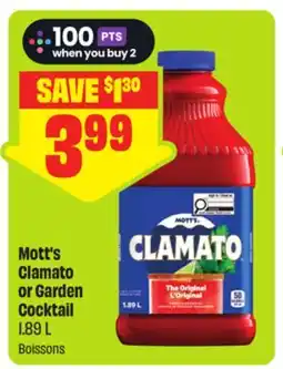 FreshCo Mott's Clamato or Garden Cocktail offer