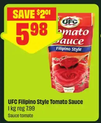 FreshCo UFC Filipino Style Tomato Sauce offer