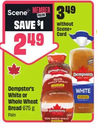 FreshCo Dempster's White or Whole Wheat Bread offer