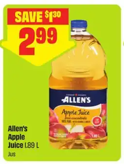 FreshCo Allen's Apple Juice offer
