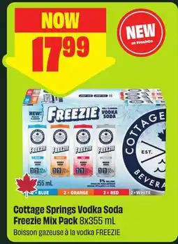 FreshCo Cottage Springs Vodka Soda Freezie Mix offer