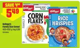FreshCo Kellogg's Family Size Cereal offer